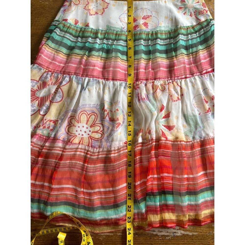 Vintage Mica silk skirt size s/m (vintage size 8) - Picture 9 of 9